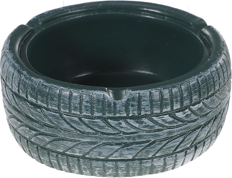 صينية إطارات العتيقة من الراتنج منفضة سجائر العشب الأخضر زينة ديكور غرفة المعيشة ملحق التدخين هدية للرجال - Image 1